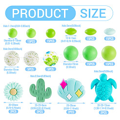 Летняя тематика пищевые экологически чистые силиконовые бусины&nbsp;SIL-TA0002-72