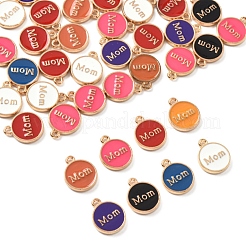 40 шт. эмалевые подвески из сплава ко Дню матери&nbsp;ENAM-FS0002-79