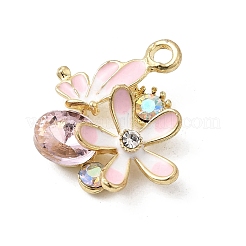 Подвески из сплава и страза&nbsp;FIND-H055-02G