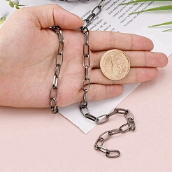 Железные скрепки цепи&nbsp;X-CH-R025-13x6mm-B