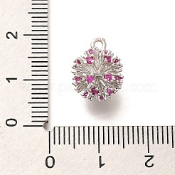 Латунные микро проложить кубического циркония бусы&nbsp;KK-M312-20P