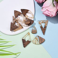 10 шт. подвески из дерева и смолы 5 стилей&nbsp;FIND-YW0008-21