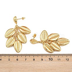 Серьги-гвоздики из нержавеющей стали 304&nbsp;EJEW-P325-05E-G