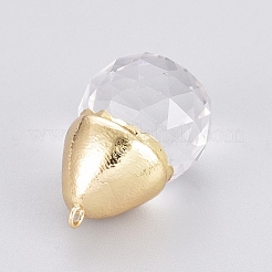 Граненые подвески стекла&nbsp;GLAA-G071-01G