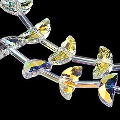 Гальванизируйте прозрачные стеклянные бусины&nbsp;EGLA-H112-05HP-01