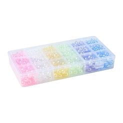 Наборы для изготовления браслетов из круглых прозрачных акриловых бусин своими руками&nbsp;DIY-FS0008-17