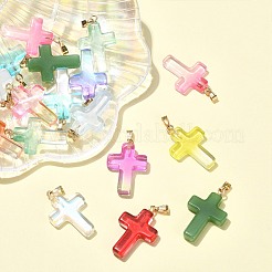 30шт 15 цвета подвески ручной работы лэмпворк&nbsp;LAMP-CJ0001-50