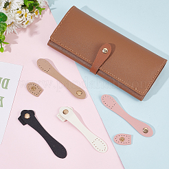 5 комплект 5-х цветных пришивных застежек для кошелька из искусственной кожи&nbsp;FIND-WR0008-18