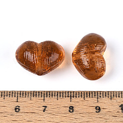 Бусины ручной работы бусины золотого песка&nbsp;LAMP-T026-02A-03