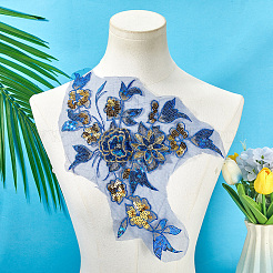 Полиэстер вышивка кружево шитье украшения&nbsp;DIY-WH20031-079D