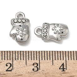 Рождественские подвески из сплава с кристаллами и стразами&nbsp;FIND-L026-01D-P