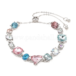 Браслеты-слайдеры из сплава со стразами&nbsp;BJEW-A156-04P