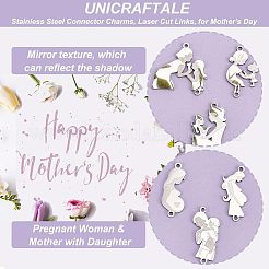 12 шт. 6 стиля 201 подвески-соединители из нержавеющей стали&nbsp;STAS-UN0039-82