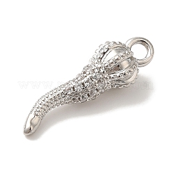 Подвеска из латуни с микропаве из кубического циркония&nbsp;KK-A229-03A-P