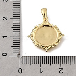 Латунь эмаль подвески&nbsp;KK-U072-18G