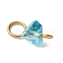 Подвески-соединители с треугольными звеньями из гальванического стекла&nbsp;PALLOY-JF04411