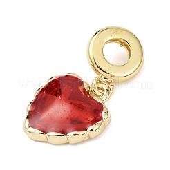 Латунные эмалированные европейские подвески с подвесками&nbsp;LS-KK-B159-01G-01