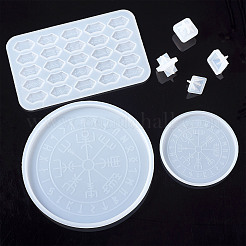 Рунические камни гадание коврик силиконовые Молды&nbsp;DIY-TA0008-78