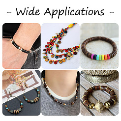 100 шт. натуральные кокосовые бусины&nbsp;COCO-TA0001-01A