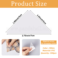 Наклейка для формирования воротника рубашки из ПВХ&nbsp;FIND-CP0002-93A