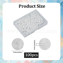 2 прядь хрустящие стеклянные бусины нити&nbsp;GLAA-LT0001-01C