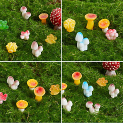 36 шт. 9 стиля микроландшафта имитация грибного горшка садоводство для куклы&nbsp;RESI-SP0001-33