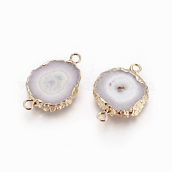 Соединители звеньев естественного окрашенного кварца&nbsp;G-P399-A09