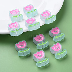 Прозрачные акриловые бусины&nbsp;X-MACR-S374-03B-05