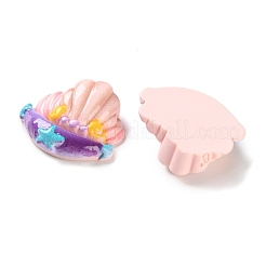 Кабошоны из смолы морской серии&nbsp;CRES-Z012-01C