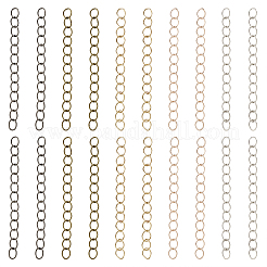 500 прядь 5-цветной железной цепи-удлинителя&nbsp;IFIN-TA0001-58