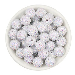 AB-цвет смолы горный хрусталь бисер&nbsp;X-RESI-S315-14x16-16