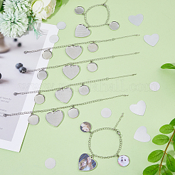 Набор для изготовления браслетов с подвесками из латуни и сплава «сделай сам»&nbsp;BJEW-DC00002