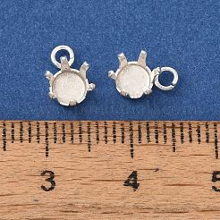 Ионное покрытие (ip) 304 нержавеющая сталь подвески со стразами закрепки-когти&nbsp;STAS-U025-02C-S