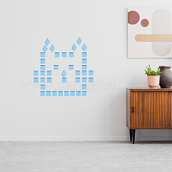 400 шт. 2 стиля ромбовидной и квадратной мозаичной плитки стеклянные кабошоны&nbsp;DIY-DR0002-58