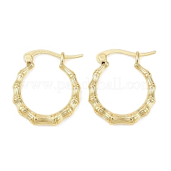 Латунные серьги обруча&nbsp;EJEW-D348-01G