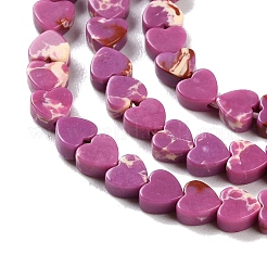 Окрашенные синтетические нити из имперской яшмы&nbsp;G-M403-A35-01