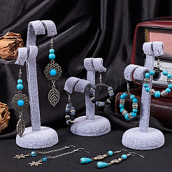 1 комплект из 3-х деревянных подставок для ювелирных изделий в форме деревьев&nbsp;EDIS-SC0001-11B