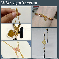 240 шт. 6 стиля латунных соединительных колец&nbsp;KK-PH0013-98