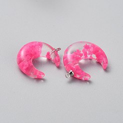 Подвески из светящейся прозрачной смолы&nbsp;RESI-WH0081-01B