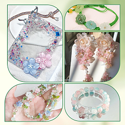 200шт 10 цвета окрашенные распылением прозрачные стеклянные бусины&nbsp;GLAA-PH0003-41