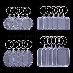 32 шт. 4 стиля акриловый брелок&nbsp;KEYC-TA0001-29