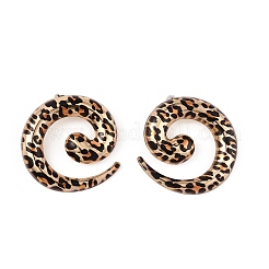 Серьги-гвоздики из спирального сплава&nbsp;EJEW-R021-01KCG