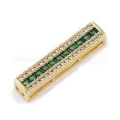 Стойка гальванопокрытие латунь паве кубический цирконий прямоугольник многожильные звенья&nbsp;KK-K341-42G