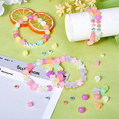 Светящиеся прозрачные акриловые бусины&nbsp;LACR-TA0001-02