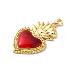 Подвески из латуни с эмалью в стойку&nbsp;KK-G504-25A-03