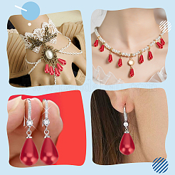 87 шт. 6 вида бусин из АБС-пластика&nbsp;CCB-AR0001-15