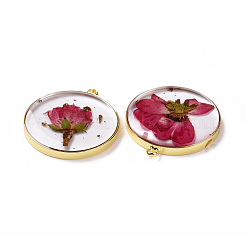 Подвески из прозрачной эпоксидной смолы&nbsp;RESI-L036-12G-12