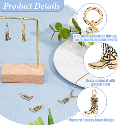 Кулоны с эмалью из латуни&nbsp;KK-HS0015-73