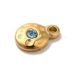 Подвески из стекла из нержавеющей стали 304&nbsp;STAS-B074-02G-04