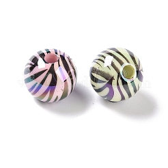 УФ-покрытие радужные переливающиеся непрозрачные акриловые бусины&nbsp;MACR-K361-02B